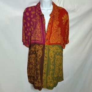 GUC Farm Rio multicolor bandana dream short sleeve shirt unisex size Medium